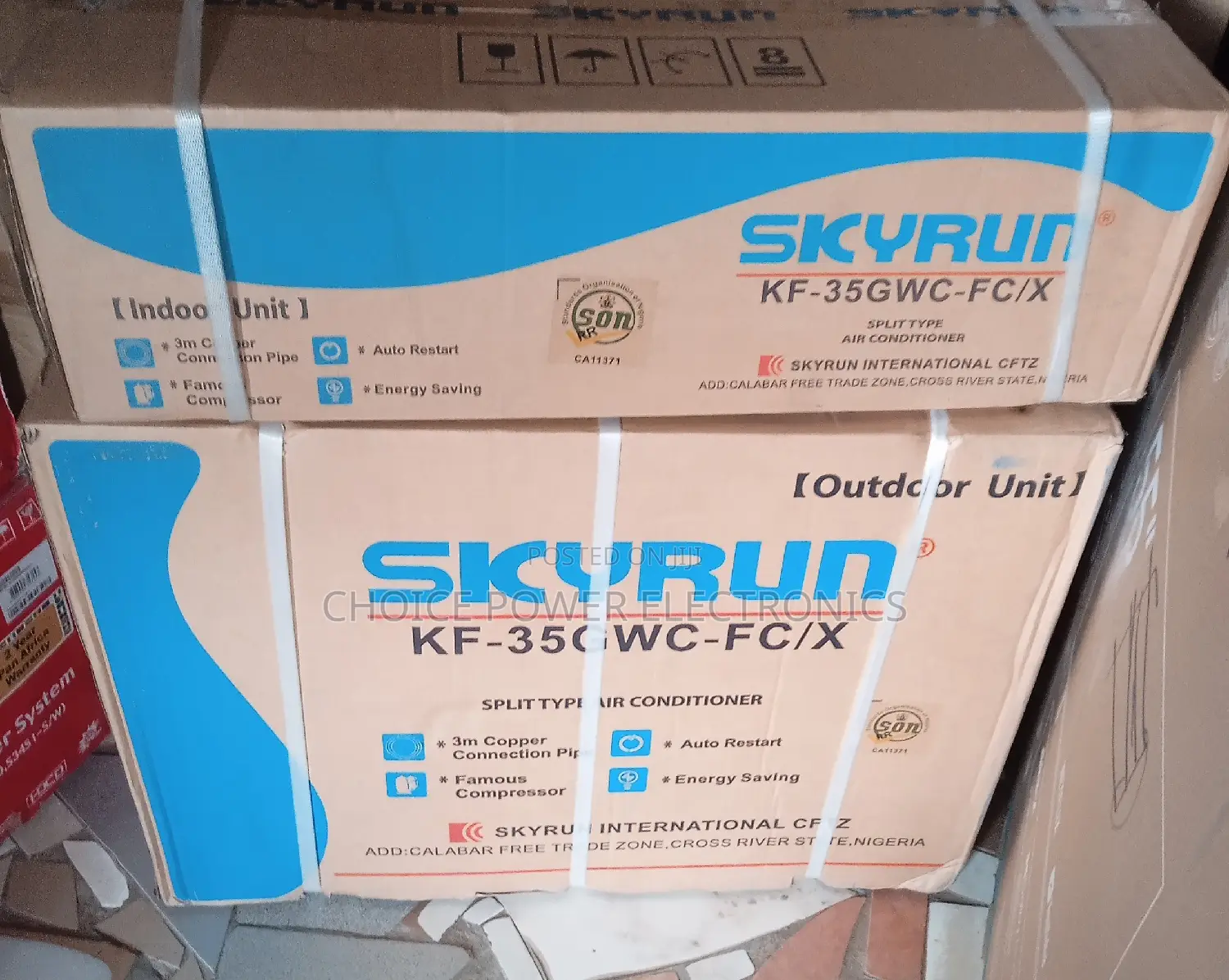 Skyrun Split AC 1.5hp. With Free Installation Kit