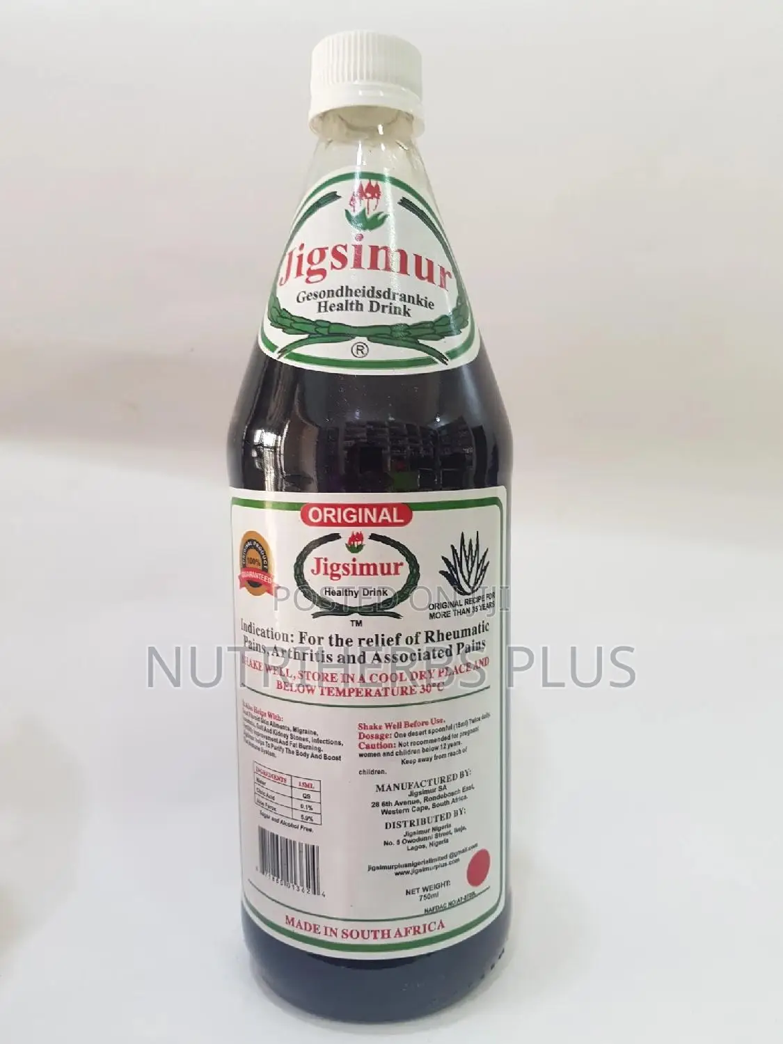 Jigsimur Drink: Permanent Cure For Rheumatism