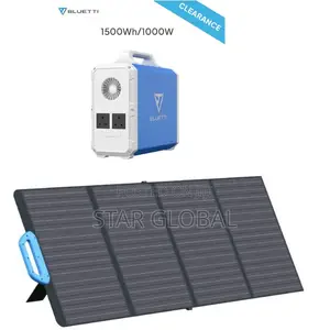 Bluetti's 1500wh Solar-Powered Powerhouse With Solar Panel