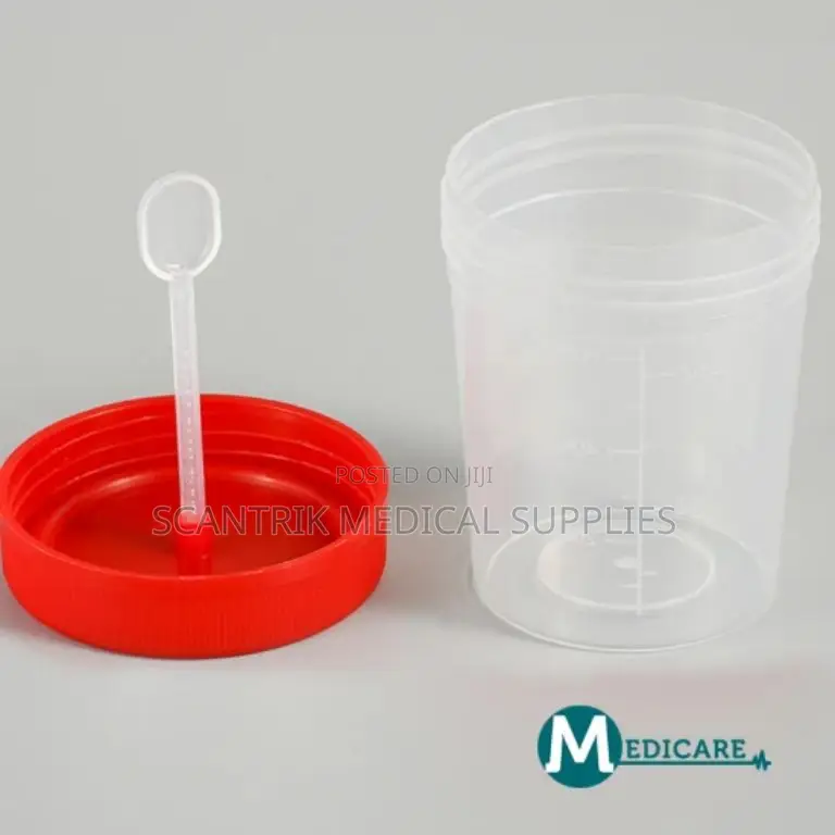 Plastic Vials Screw Cover Sputum