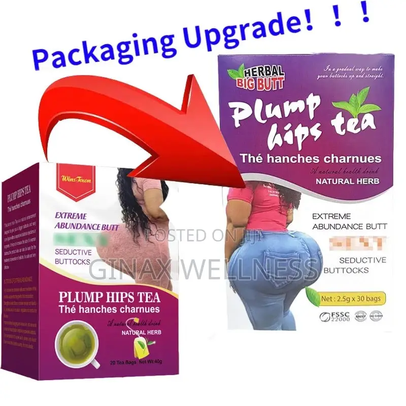 Plump Hips Tea for Hips and Buttocks Enhancement