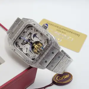 Original Cartier Silver Chain Watch Available in Store