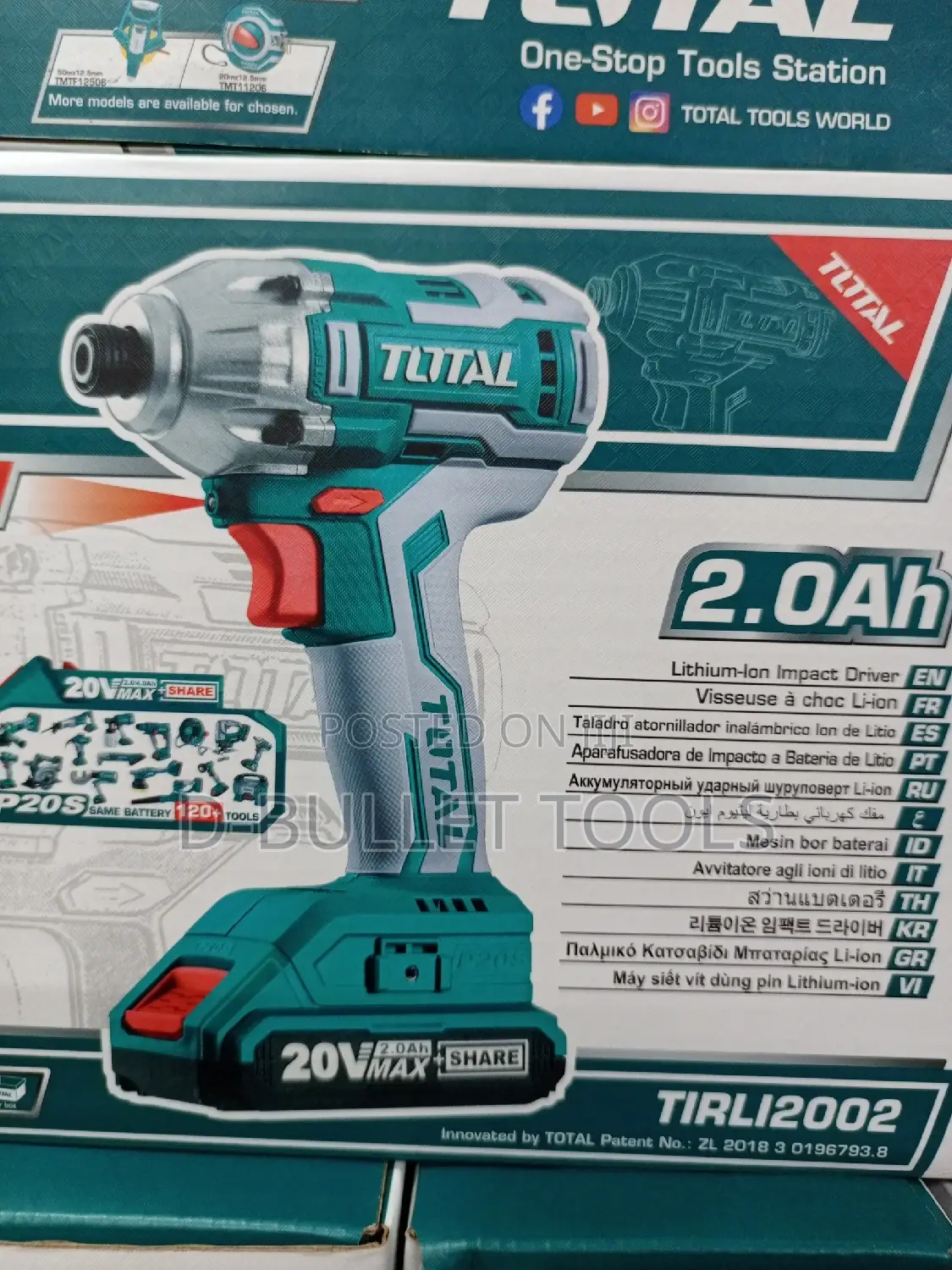 Total Impact Driver 20v