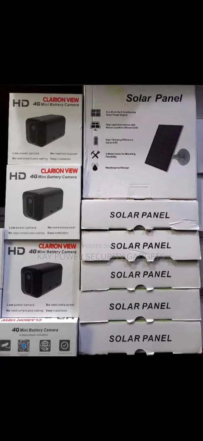 4g Solar Mini Camera