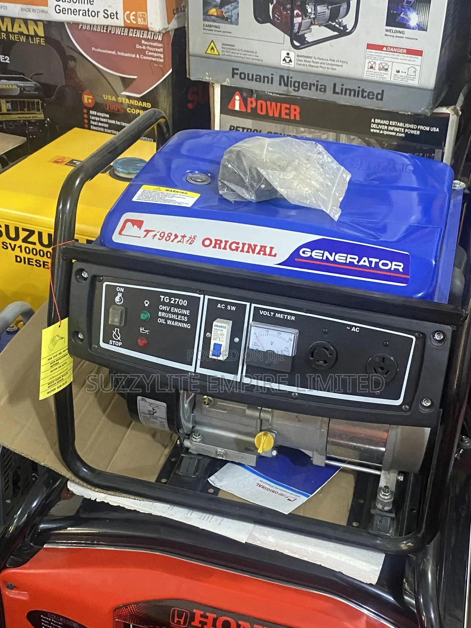 Tiger Generator Manual 2.5kva in Wuse Electrical Equipment, Suzzylite Empire Global Jiji.ng