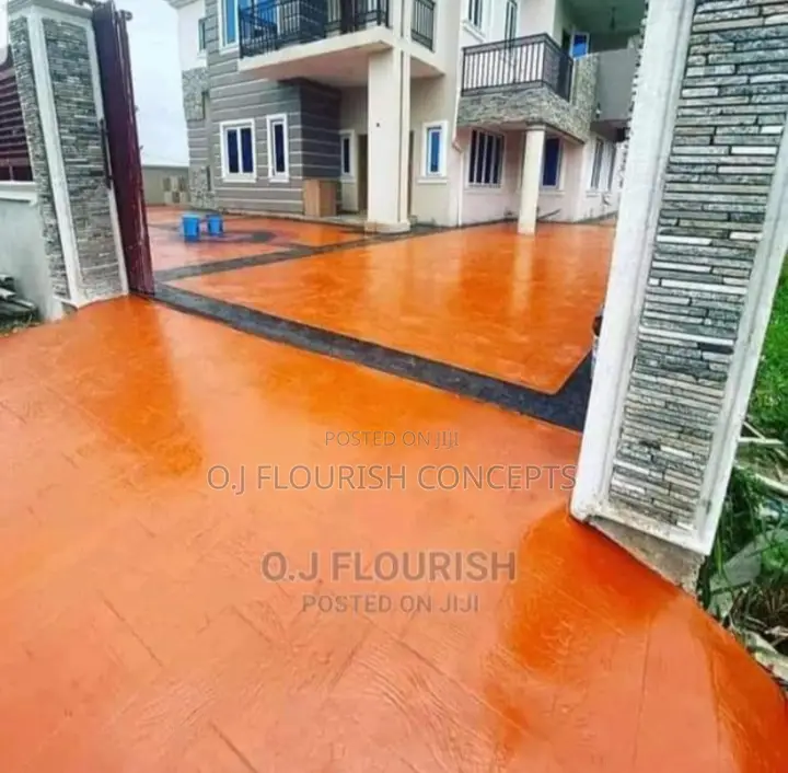 Lovely Stamped Concrete Floor