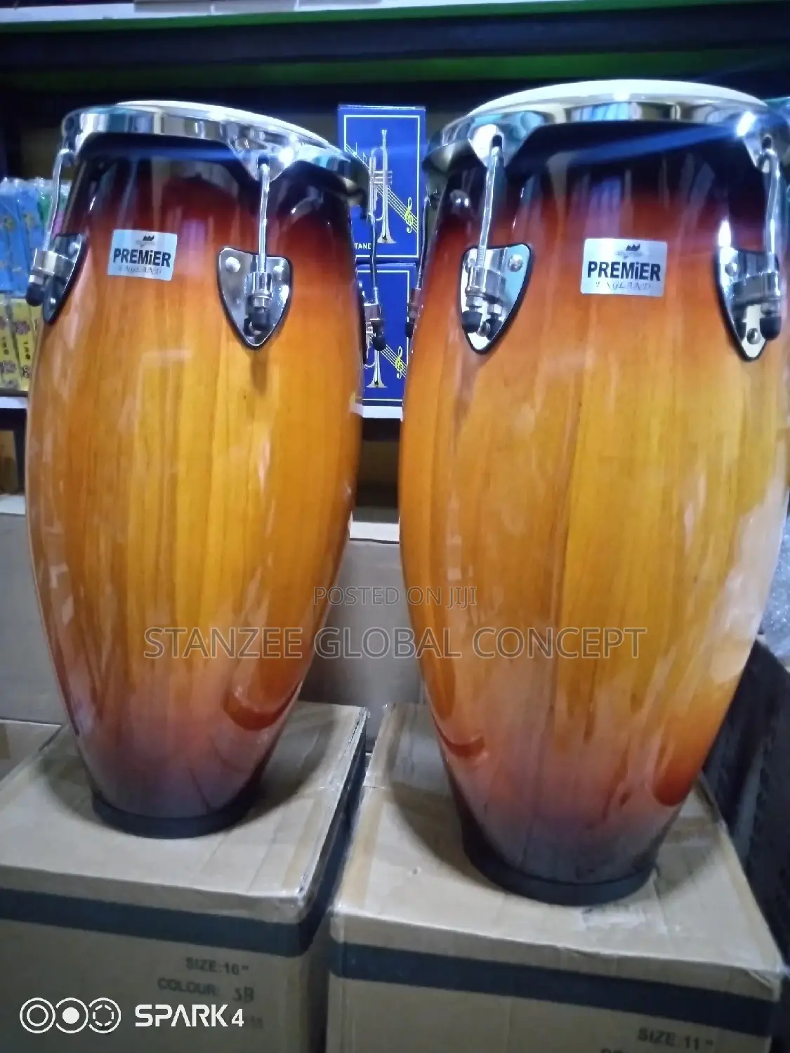 Conga Drum - Wood With Stand
