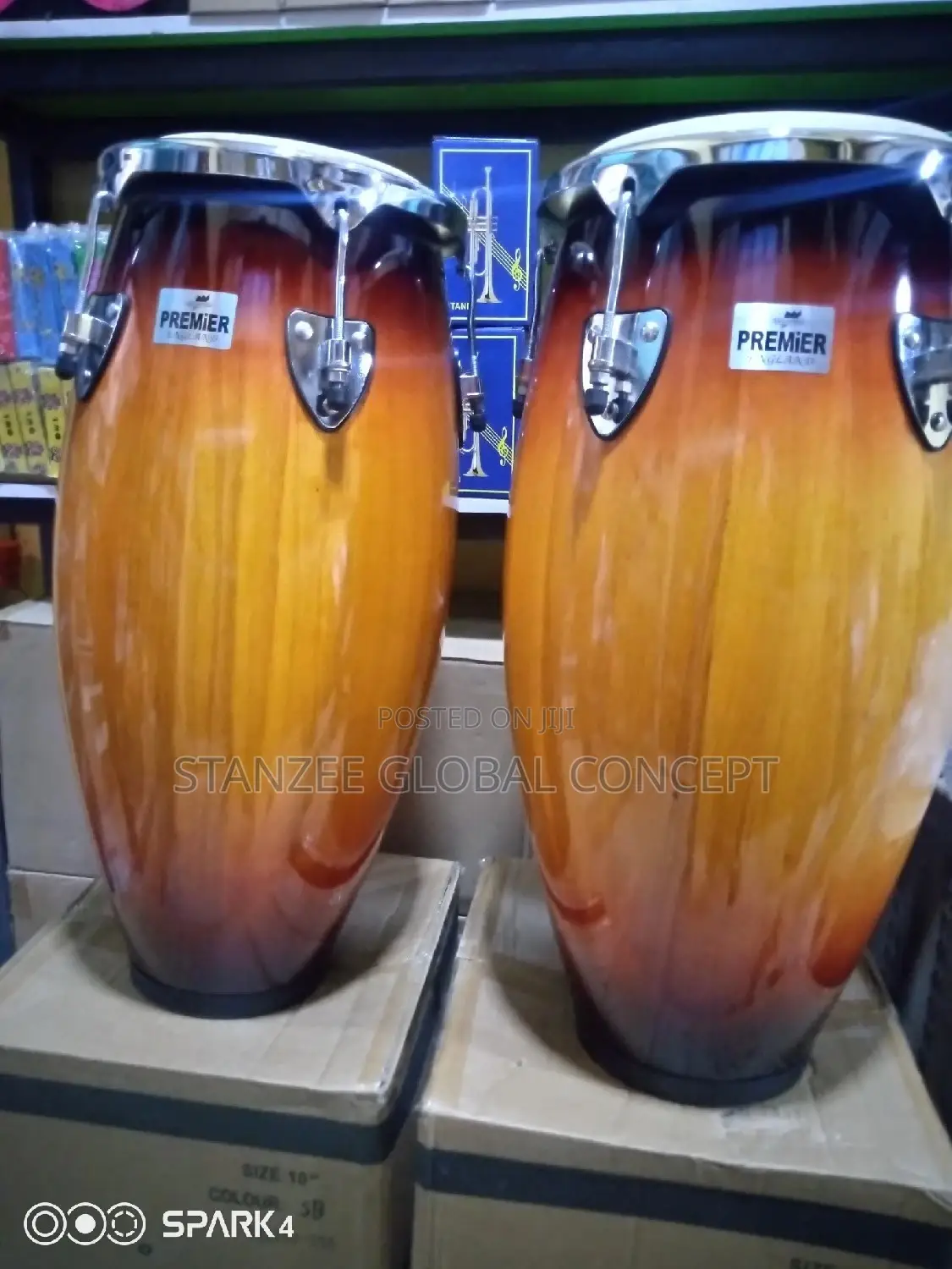 Conga Drum - Wood With Stand