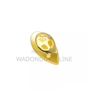 Single Teeth Cap Grills Water Drop Shape - Silver