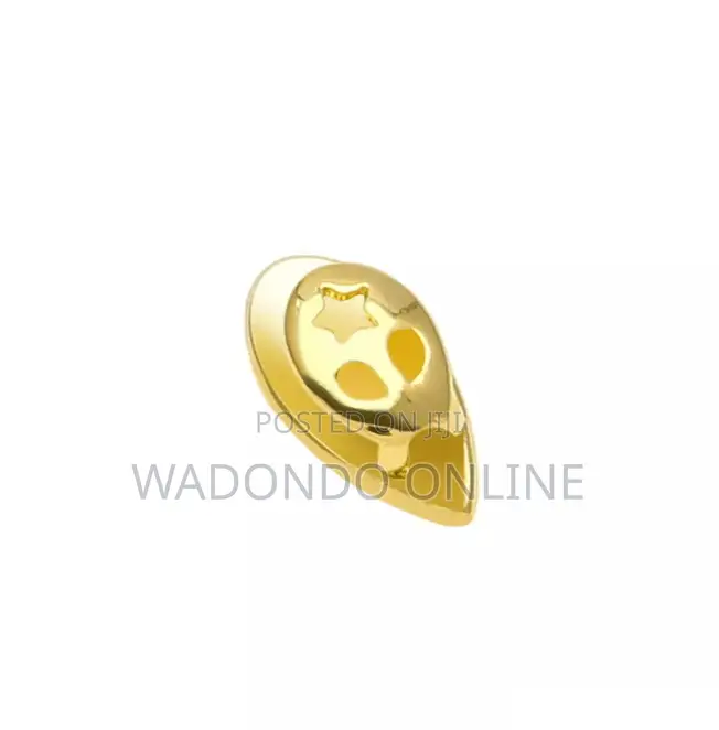 Single Teeth Cap Grills Water Drop Shape - Silver