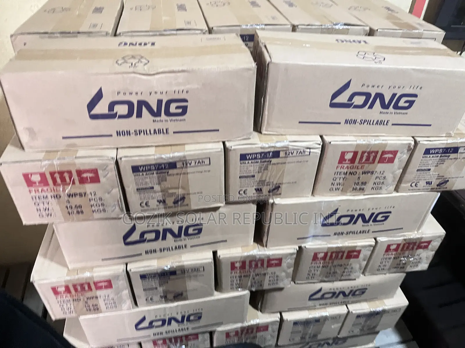 7a 12v Long Apc Battery