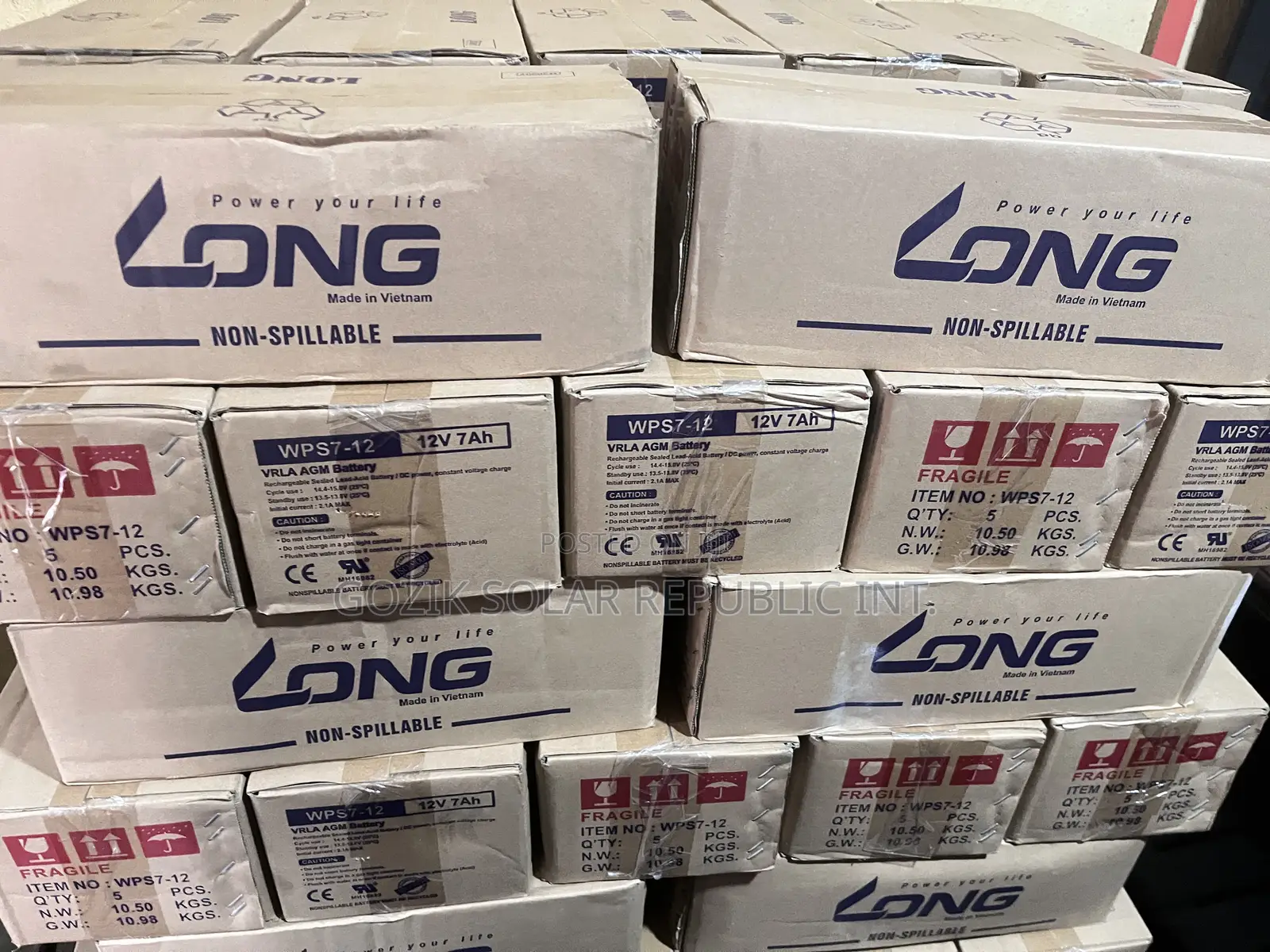 7a 12v Long Apc Battery
