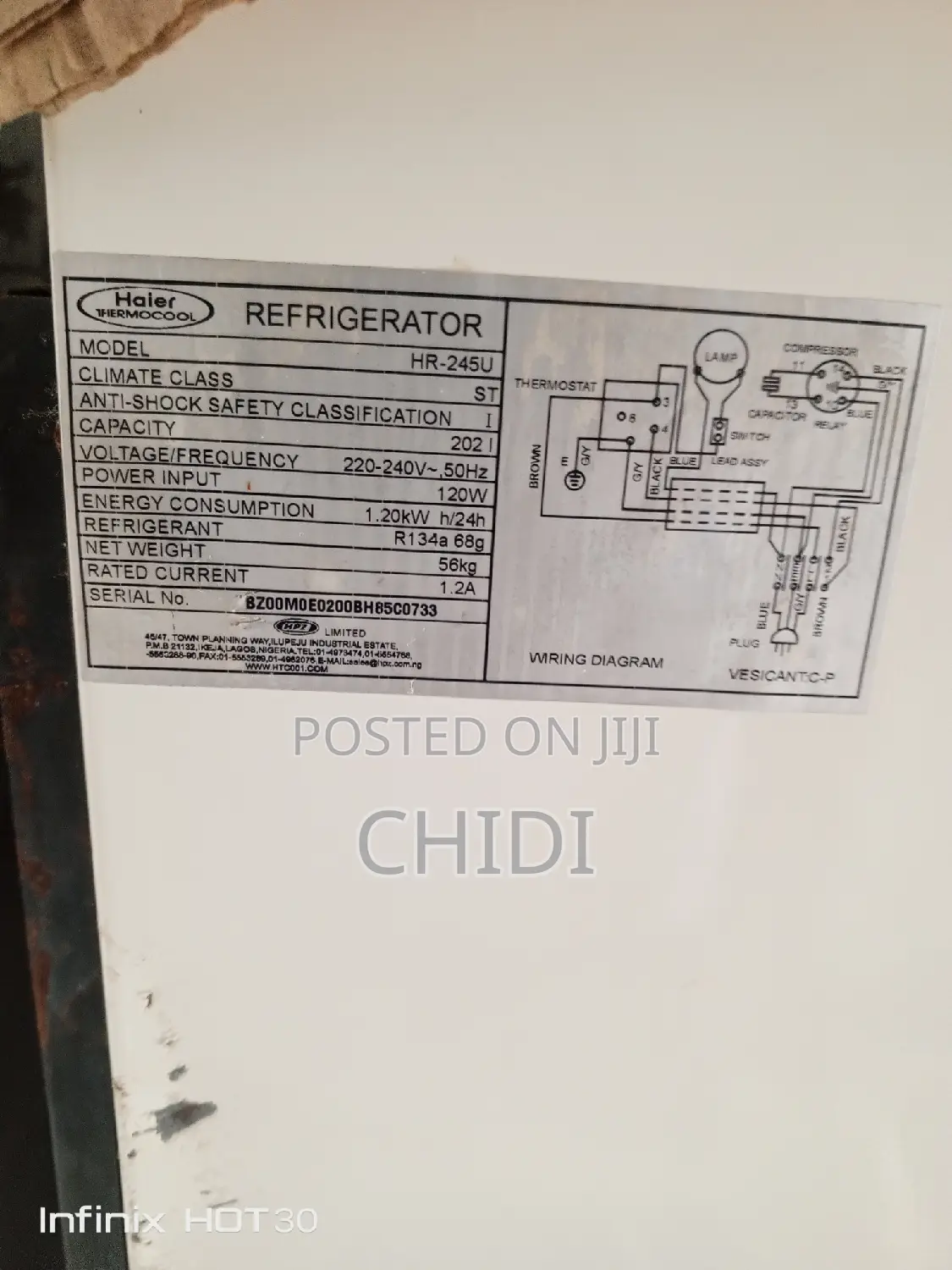 Haier Thermocool Refrigerator