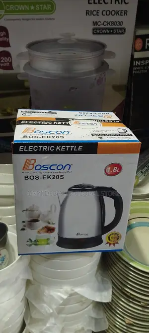 Boscon Powerful Fast Heating Electric Jug Kettle