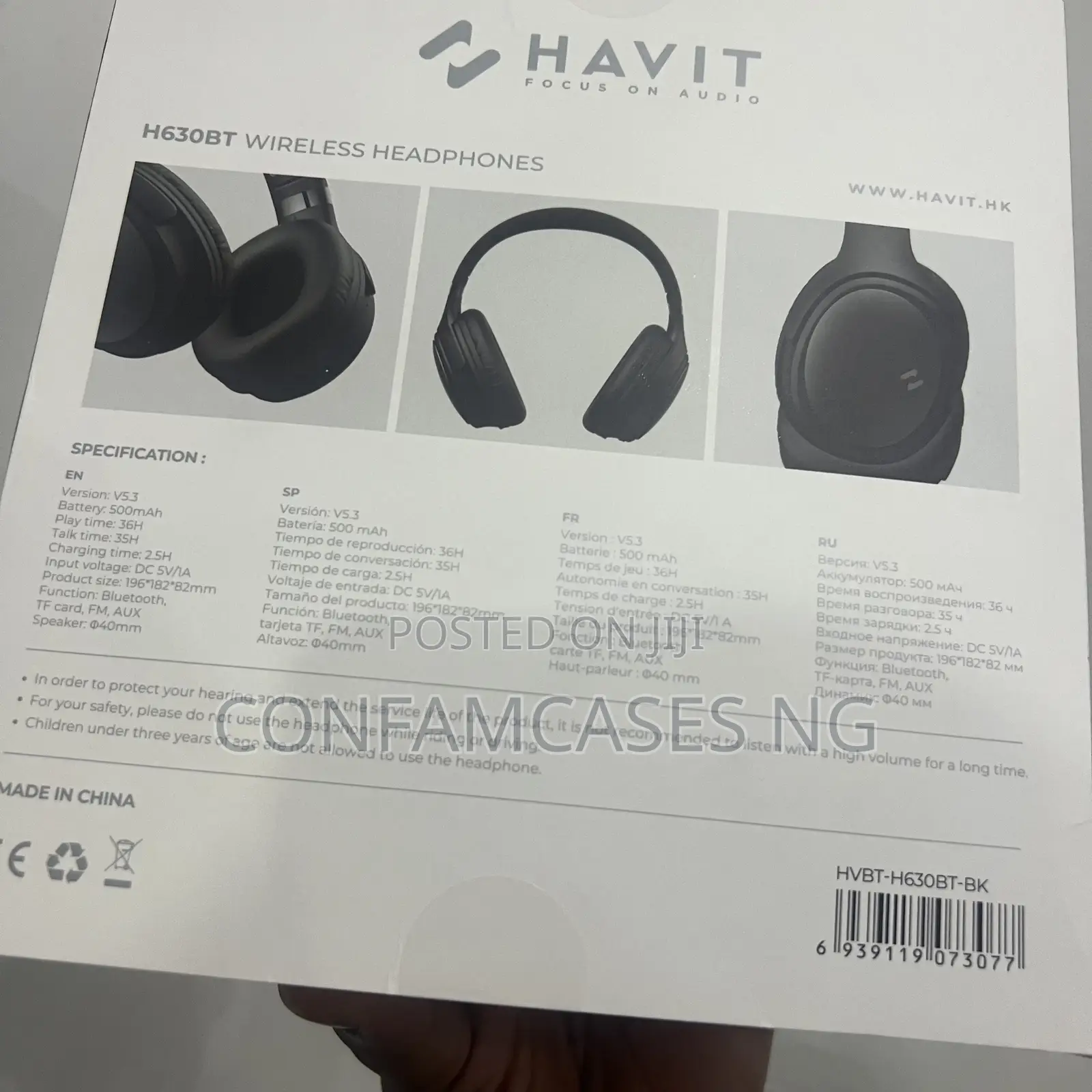 Havit H630bt Wireless Bluetooth Headphone
