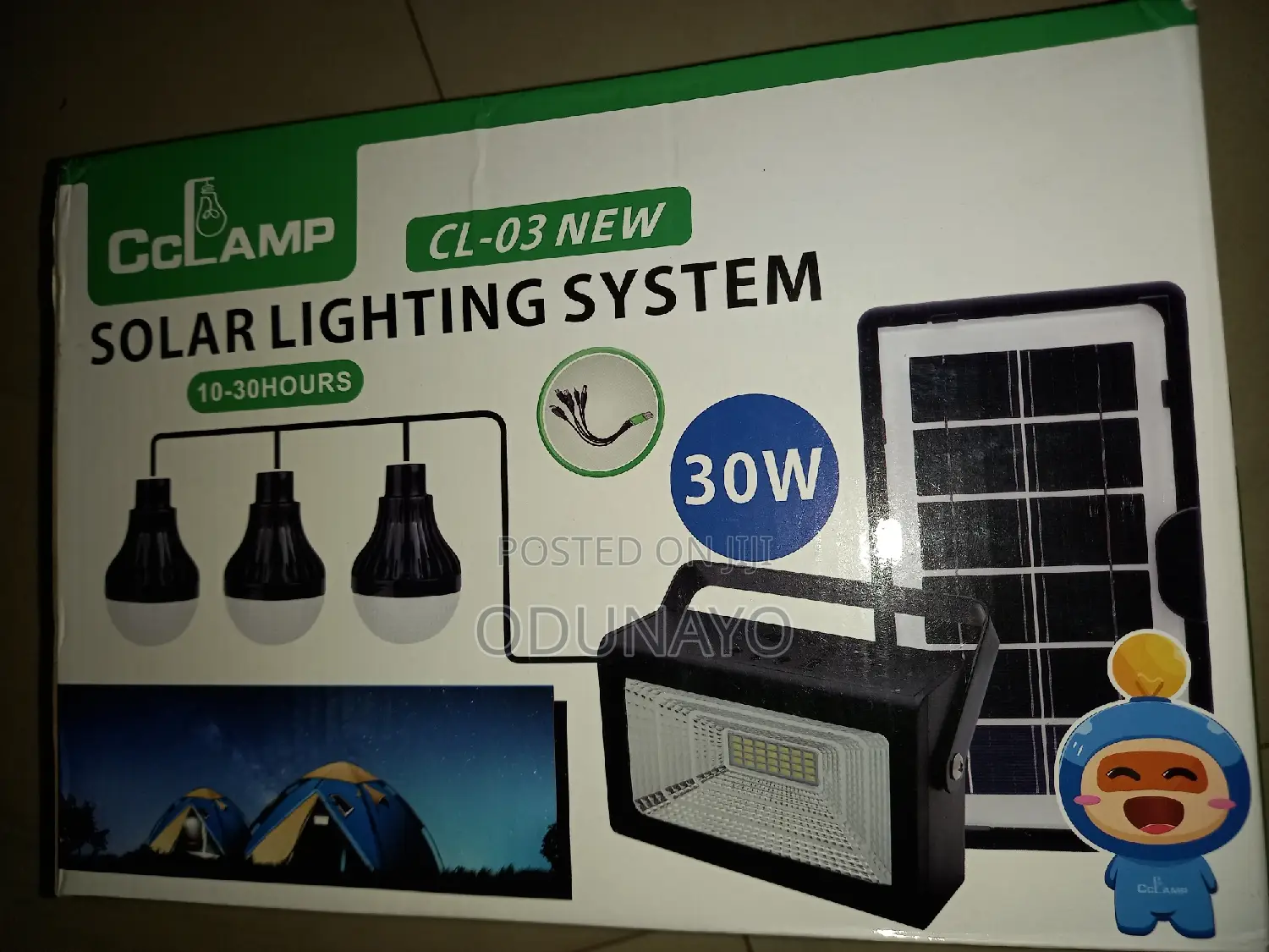 Cc Lamp With 3 Bulbs