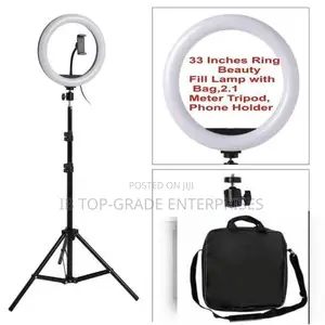 33cm With 2.1meter Tripod LED Ring Light Dimmable
