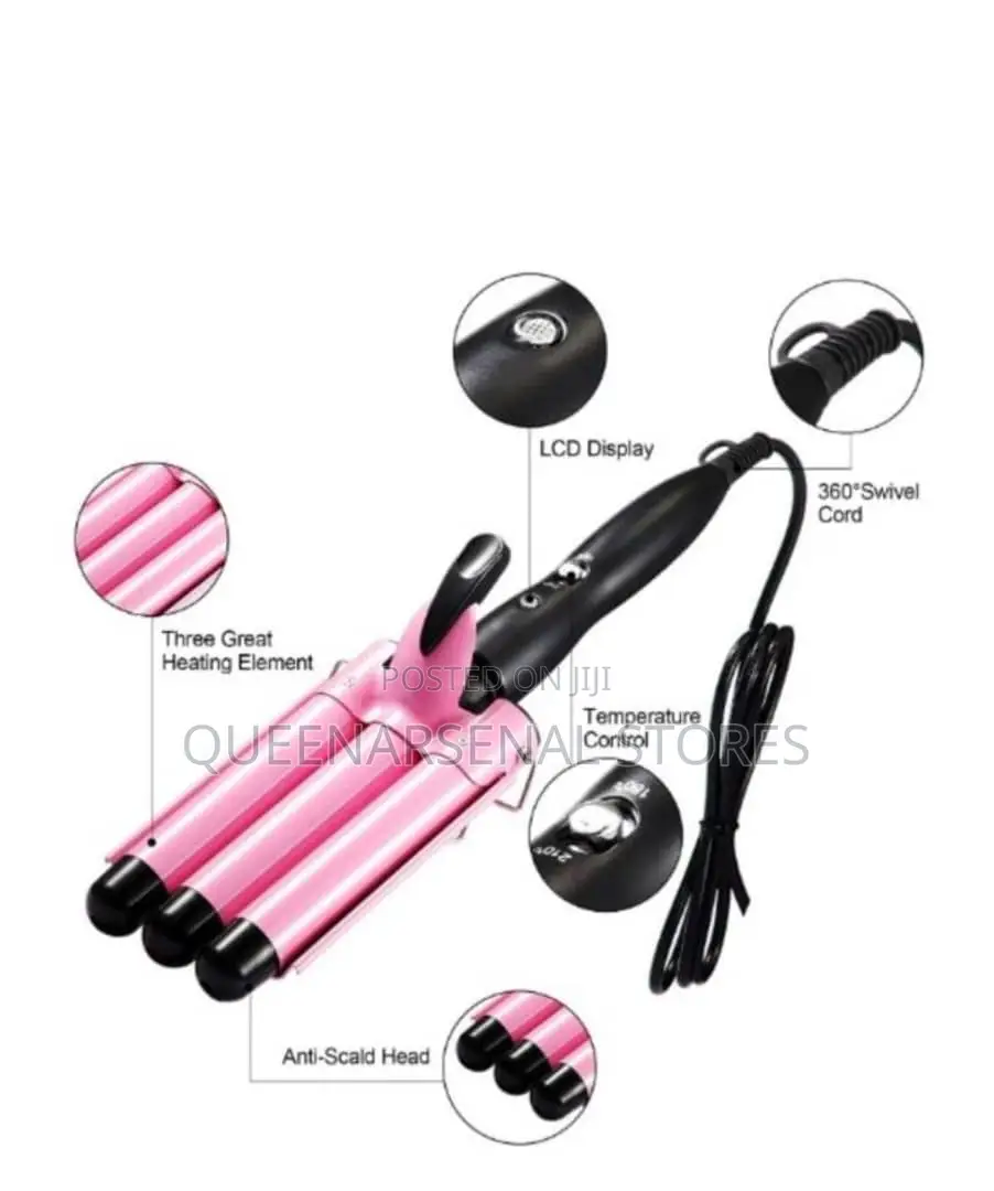 3 Barrel Curling Waver Iron