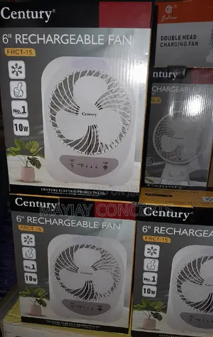 6inches Century Ac/Dc Rechargeable Table Fan-Supports Solar