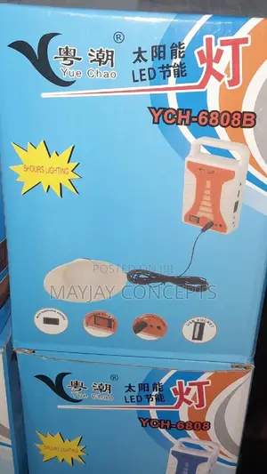 2-Bulbs Solar Light With Usb Port(5-7 Hours Lighting)