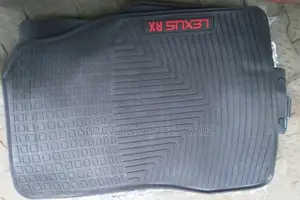 LEXUS RX Follow Come Rubber Floor Mats With Red Logo