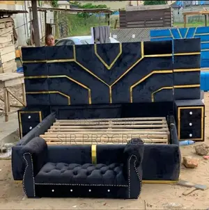 Unique Padded Bedframe