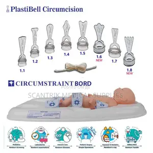 Newborn Baby With a Plasticbell