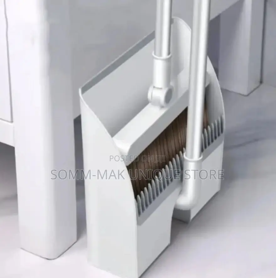Long Handle Broom Set - Broom Dustpan With Water Squeegee