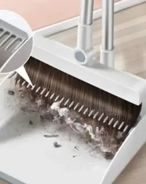 Long Handle Broom Set - Broom Dustpan With Water Squeegee