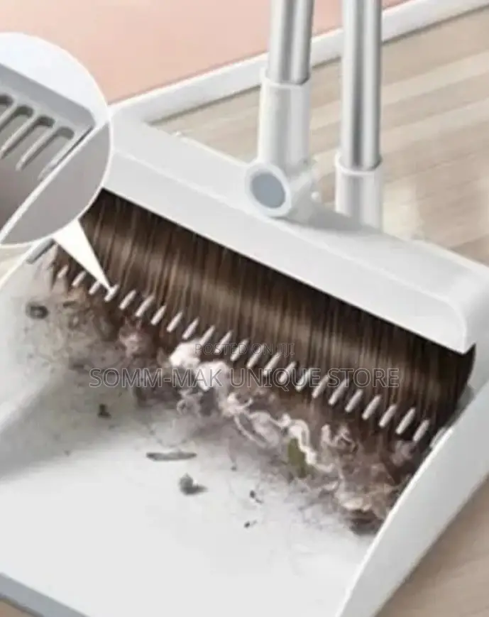 Long Handle Broom Set - Broom Dustpan With Water Squeegee