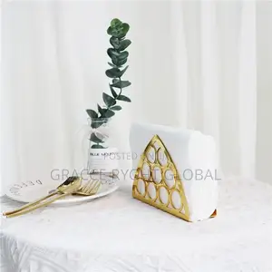 Gold Serviette Holder