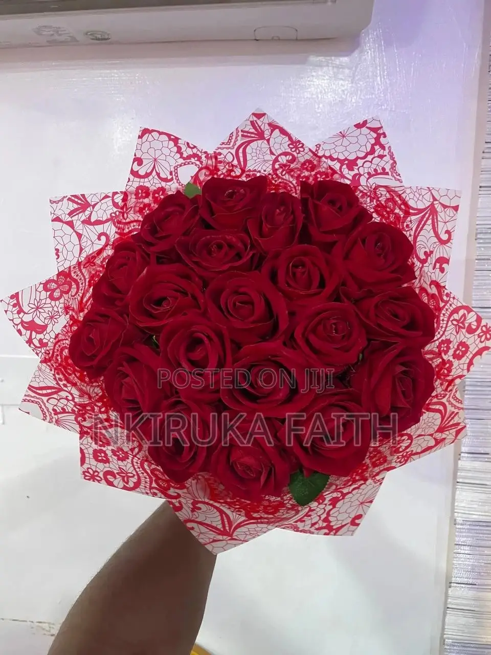 20 Red Roses Wrapped
