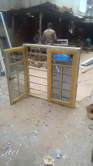 Cream Colour Casement Window With Burglary and Bet