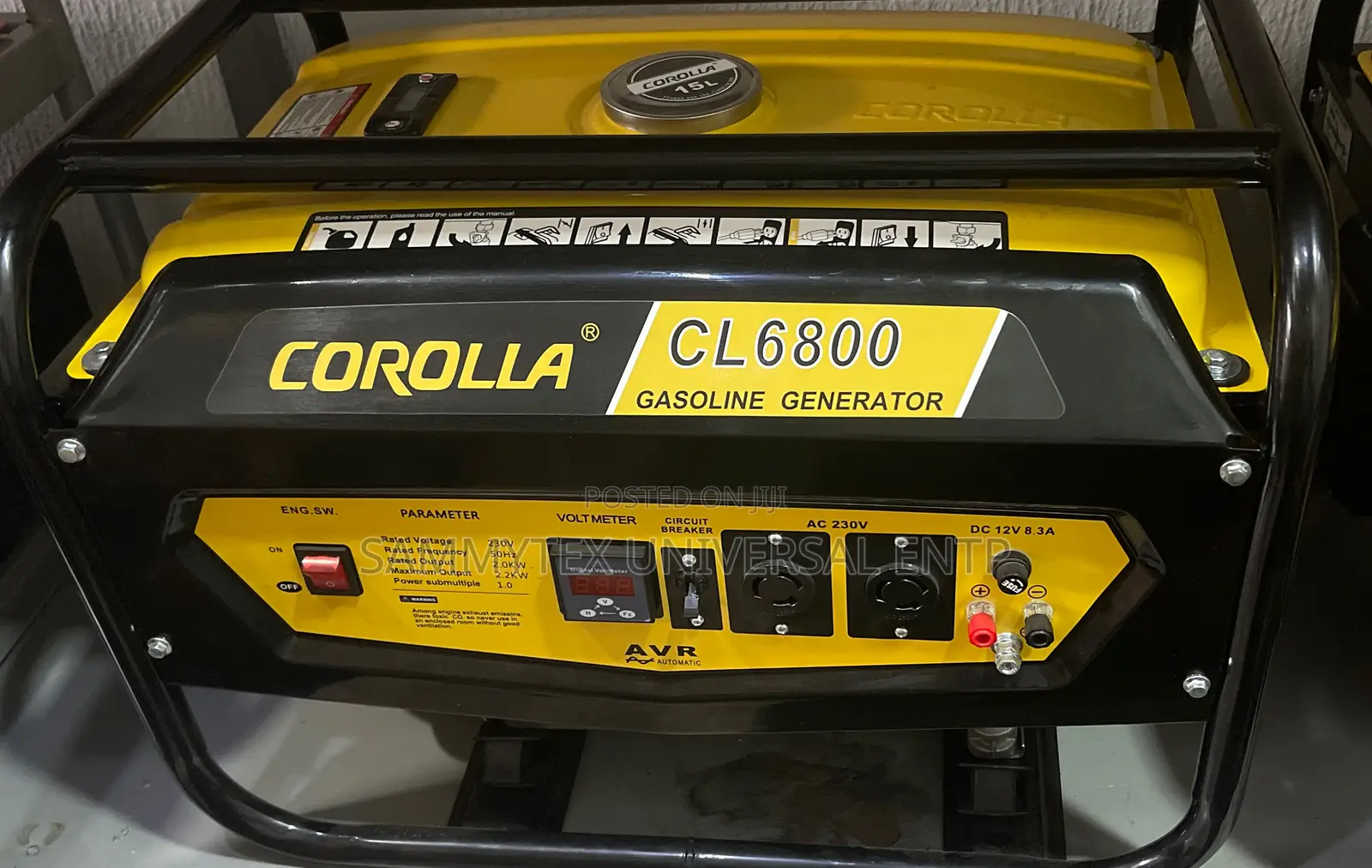 Brad New Corolla Petrol Generator With 3kva