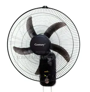 Century 18 Inches Rechargeable Wall Fan (FRCB 45) - Black