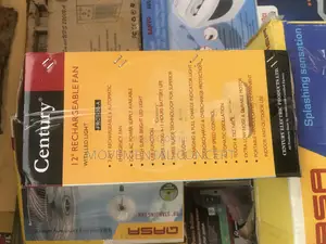 Century 12”Rechargeable Fan With LED Light FRCT30A
