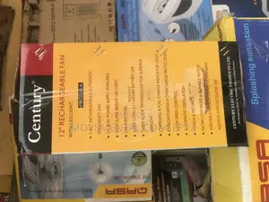 Century 12”Rechargeable Fan With LED Light FRCT30A