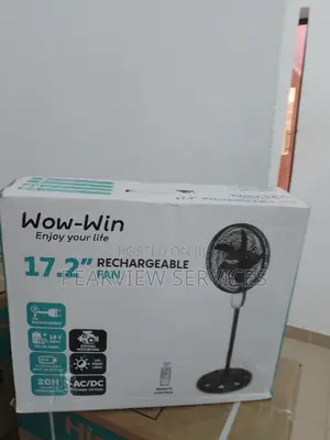 17.2 Inches Wow Win Rechargeable Fan