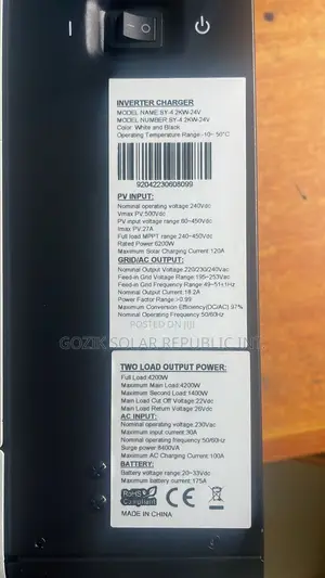 6.2kwh 48v Inverter