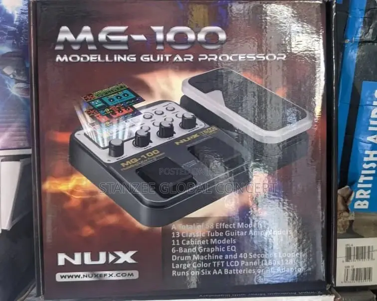 Nux Mg-100 Guitar Processor Multi Effect Pedal
