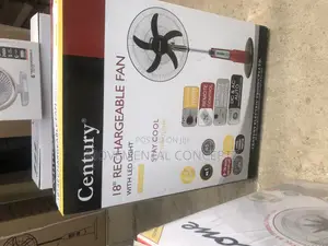Century 18” Rechargeable Fan With Led Light FRC45E