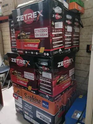 12v 220ah Zetrex Tall Tubular Battery