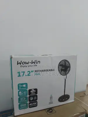 New Wow Win Rechargeable Standing Fan