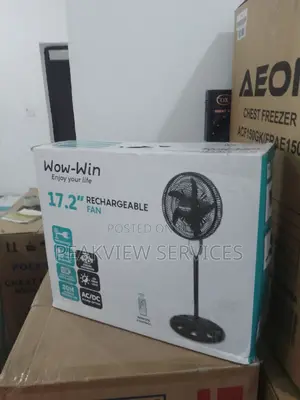 Photo - Best (17.2) Inches Wow Win Rechargeable Standing Fan