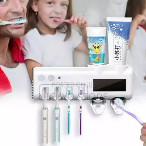 Solar Rechargeable Toothbrush Sterilizer Dispenser Holder