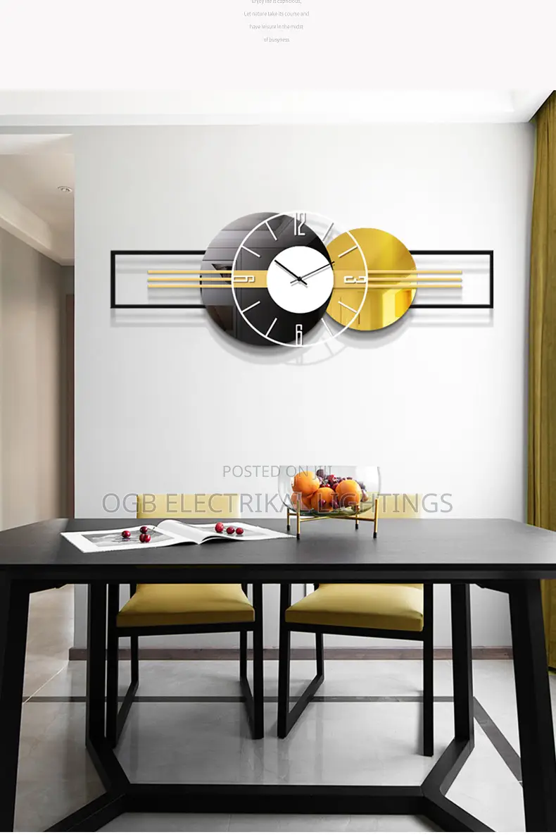 Clock Wall Bracket Light