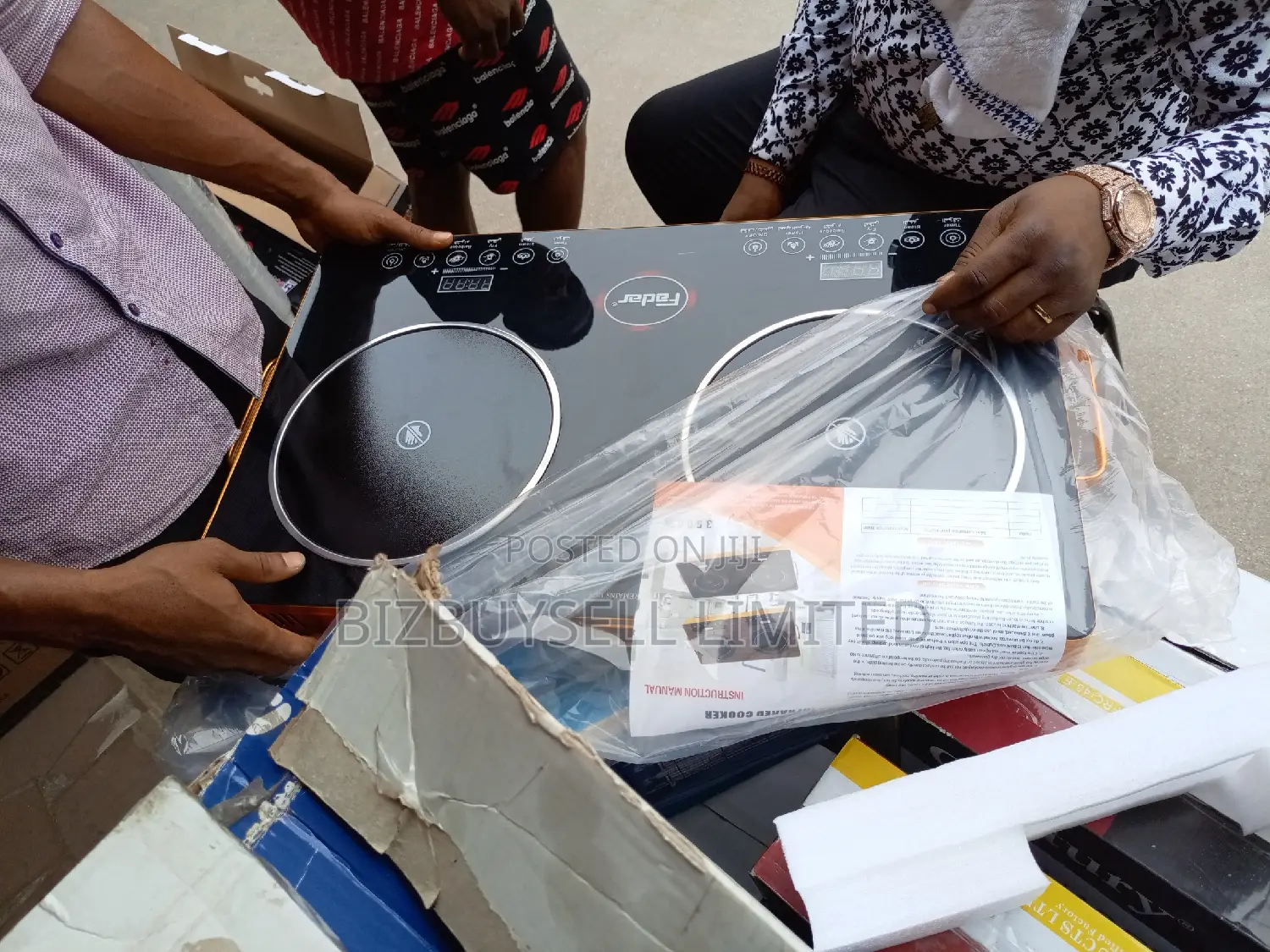 2 Burners Digital Electric Cooker.