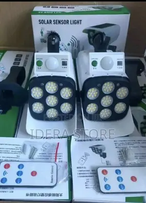 Solar Light Outdoor Solar Sensor Led Light With Remote
