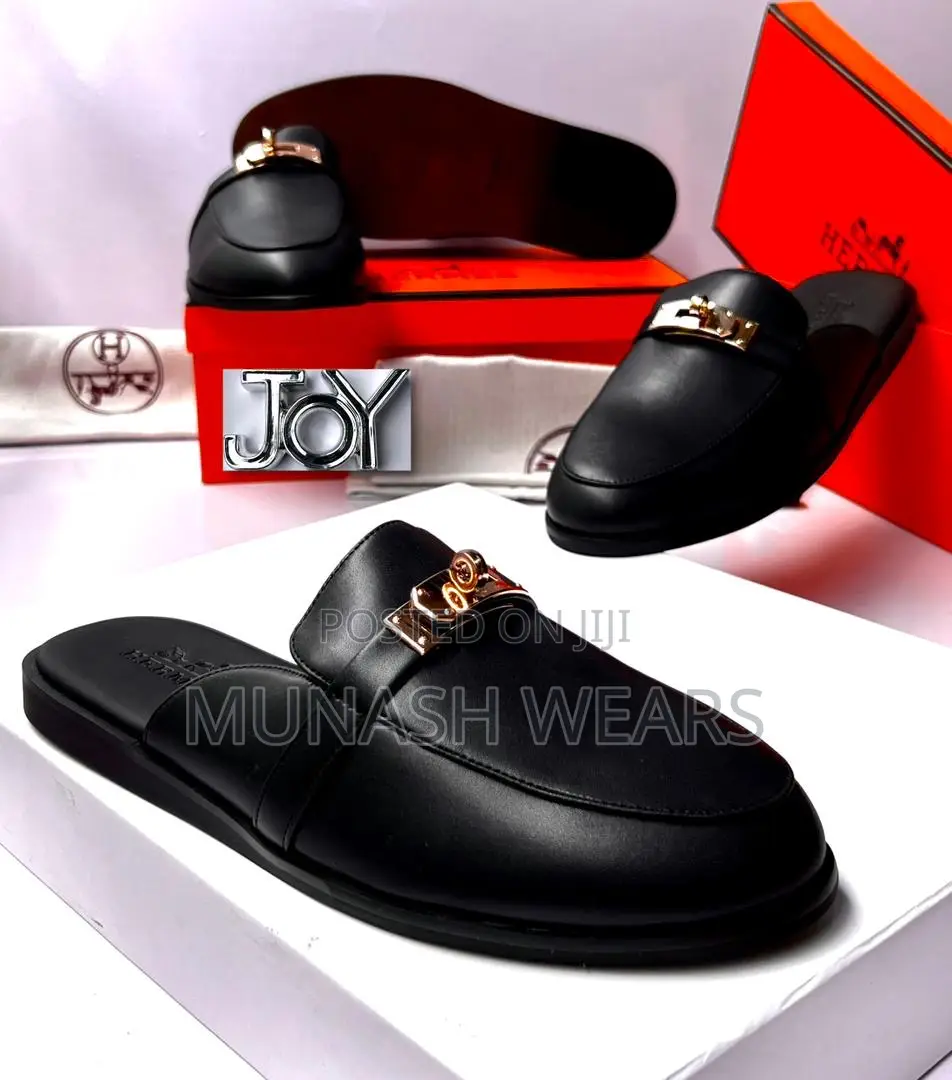 Luxury Hermes Half Shoe