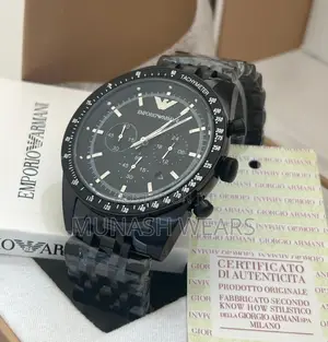 Photo - Luxury Ceramic Water Resistant Armani Wristwatch